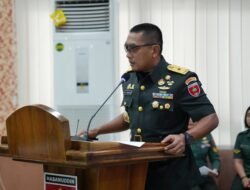 Brigjen TNI Dwi Endrosasongko Pimpin Taklimat Awal Post Audit di Kodam XIV/Hasanuddin