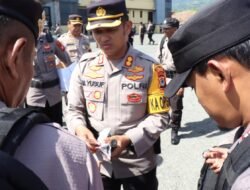 Polres Soppeng Gelar Apel Pengecekan Personil untuk Persiapan Pam Pemilu 2024