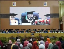 Rapat Senat Luar Biasa di UMI Makassar: Inspektur Kodam XIV/Hasanuddin Hadiri Pengukuhan Dua Profesor