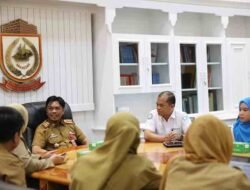 PJ Sekda Kota Makassar Terima Audiensi dari BPJS Kesehatan Terkait Skrining Kesehatan Petugas Pemilu