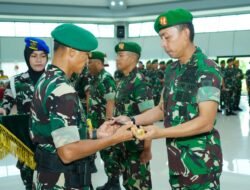 Kasdam XIV/Hasanuddin Memimpin Serah Terima Jabatan Tiga Pejabat di Makassar