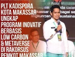 PLT KADISPORA KOTA MAKASSAR UNGKAP PROGRAM INOVATIF BERBASIC LOW CARBON &ETAVERSE DI RAKORSUS PEMKOT MAKASSAR