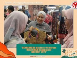 DEKRANASDA Makassar Pamerkan Hasil UMKM Unggulan di INACRAFT 2024