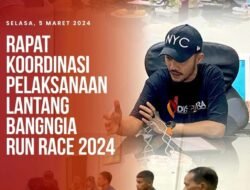 Rapat Kordinasi Pelaksanaan Lantang Bangngia Run Race 2024