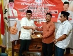 Andi Akmal Pasluddin Mendaftar Bakal Calon Bupati Bone dI PKS Bone