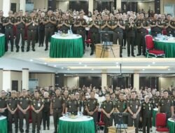 Kantor Kejaksaan Tinggi Sulawesi Selatan Gelar Acara Halal Bihalal di Awal Kepemimpinan Agus Salim