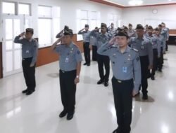 Jajaran Rutan Makassar Ikuti Apel Pasca Libur Panjang dan Cuti Bersama