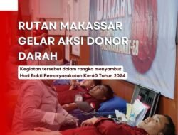 Peringati HBP Ke-60, Rutan Makassar Gelar Donor Darah