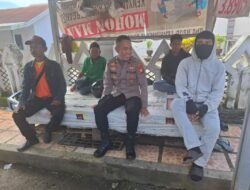 Sambang silaturahmi, Kepala Bagian Operasional Sat Binmas Polres Bone sambangi tukang ojek pangkalan