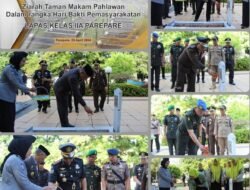 Peringatan Hari Bhakti Pemasyarakatan Ke-60 Tahun di Lapas IIA Parepare: Ziarah dan Tabur Bunga di TMP