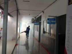 Cegah Penyakit DBD, Lapas Makassar Lakukan Fogging