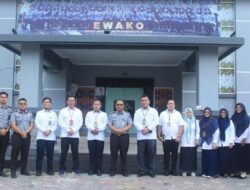 Kepala Rutan Kelas I Makassar dan Ketua Pengadilan Negeri Makassar Berkunjung untuk Membahas Persidangan Online