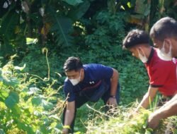 Wujudkan Lingkungan Asri, WBP & Petugas Lapas Maros Lakukan Kerja Bakti
