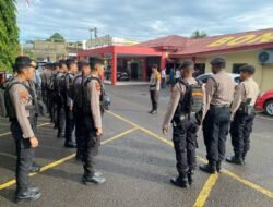 Apel Satker Sat Samapta Polres Bone dan Arahan AKP Muh. Tahir ke Anggotanya