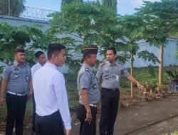 Deteksi Dini, Kalapas Maros beserta Jajaran Lakukan Troling Beranggang dan Tembok Keliling