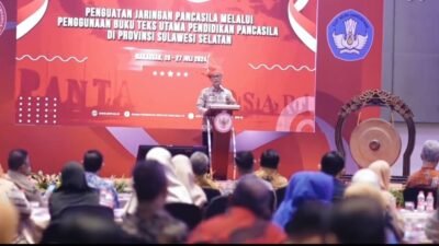 Penjabat Gubernur Sulawesi Selatan Hadiri Kegiatan Penguatan Pendidikan Pancasila