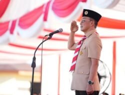 Upacara Hari Besar Pramuka Ke-63 di Gowa Dipimpin Pj Gubernur Sulsel