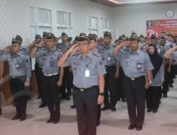 Apel Pagi Bersama, Menkumham RI Tegaskan Kolaborasi, Sinergi, dan Integritas dalam Bekerja
