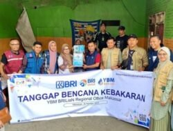 Kadis Sosial Terima Bantuan dari YBM Brilian Makassar untuk Korban Kebakaran TPA Antang