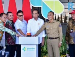 PRESIDEN JOKO WIDODO RESMIKAN GEDUNG RUMAH SAKIT KEMENKES MAKASSAR