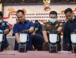 Polrestabes Makassar Musnahkan 1,124 Kilogram Sabu, Selamatkan Ribuan Jiwa