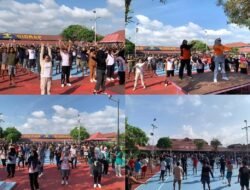 Rutan Kelas IIB Sidrap Gelar Senam Pagi Bersama Warga Binaan untuk Jaga Kesehatan dan Pererat Silaturahmi