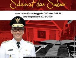 Pemerintah Provinsi Sulawesi Selatan Ucapkan Selamat kepada Anggota DPD dan DPR RI Terpilih Periode 2024-2029