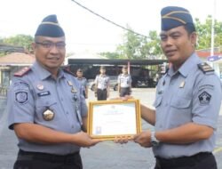 Aktif Berkontribusi Menjaga Keamanan dan Ketertiban, Pegawai Rutan Makassar Raih Penghargaan