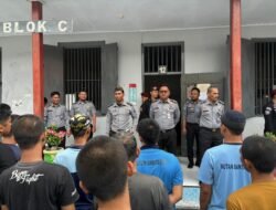 Rutan Bantaeng Gelar Penggeledahan Blok dan Kamar Hunian untuk Jaga Ketertiban