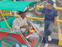 Semangat Pantang Menyerah Ala Tukang Becak Lansia,Andi Asman Sulaiman: Inspirasi Bagi Anak Muda