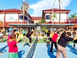 Tingkatkan Kebugaran Jasmani, WBP Lapas Makassar Rutin Berolahraga