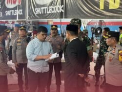 Kapolrestabes Makassar Tinjau Kesiapan Gudang Logistik KPU Bersama Forkopimda