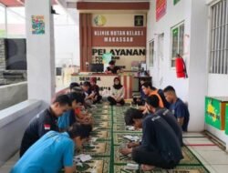 Warga Binaan Rutan Makassar Jalani Skrining HIV Mandiri dalam Program Health Harm Reduction