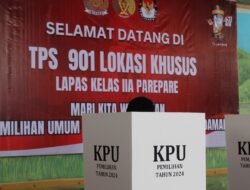 PILKADA Gubernur & Walikota 2024 di TPS Khusus Lapas Kelas IIA Parepare: Demokrasi Tanpa Batas