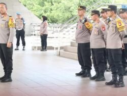 Polrestabes Makassar Gelar Apel Pengecekan dan Pergeseran Pasukan untuk Pengamanan Rekapitulasi Suara Pilkada 2024