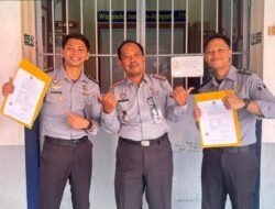 Dua Pegawai Rutan Selayar Naik Pangkat Setingkat Lebih Tinggi