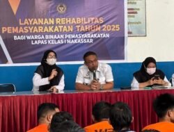 Lapas Makassar Ikuti Pembukaan Rehabilitasi Pemasyarakatan Tahun 2025 Secara Virtual