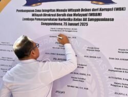 Lapas Narkotika Sungguminasa Gelar Penandatanganan Komitmen Bersama Pembangunan Zona Integritas Tahun 2025