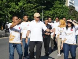 Ajak Lebih Sehat, Lapas Kelas I Makassar Gelar Jalan Sehat