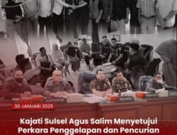 Kajati Sulsel Setujui Penyelesaian Perkara Melalui Keadilan Restoratif