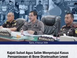 Kejati Sulsel Setujui Penyelesaian Perkara Penganiayaan Lewat Keadilan Restoratif