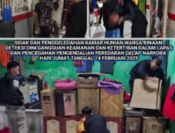 Cegah Peredaran Narkoba, Lapas IIA Parepare Gelar Razia dan Penggeledahan Blok Hunian