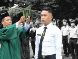 LAPAS Kelas IIA Parepare Gelar Apel Pagi dan Pengambilan Sumpah PNS Baru