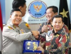 KAPOLDA SULSEL BERGANTI, IRJEN POL YUDHIAWAN BERTEMU KEPALA BNNP SULSEL UNTUK PAMITAN