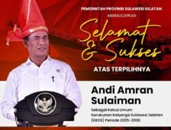 Gubernur dan Wakil Gubernur Sulsel Ucapkan Selamat atas Terpilihnya Andi Amran Sulaiman sebagai Ketua Umum KKSS 2025–2030