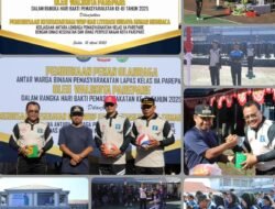 Walikota Parepare Resmi Buka Pekan Olahraga Antar WBP di Lapas IIA Parepare dalam Rangka Hari Bhakti Pemasyarakatan ke-61