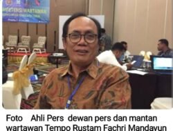 Ahli Pers Dewan Pers Rustam Fachri Mandayun Soroti Dugaan Intervensi Terhadap Wartawan di Polsek Minasatene