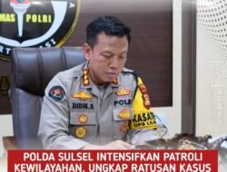 Polda Sulsel Tingkatkan Patroli Kewilayahan, Ungkap Ratusan Kasus Selama Operasi Pekat 2025