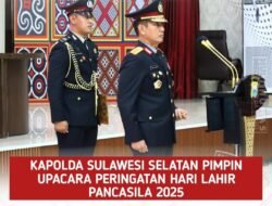 Kapolda Sulsel Pimpin Upacara Peringatan Hari Lahir Pancasila 2025