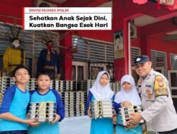 Bhabinkamtibmas Salurkan Makanan Bergizi Gratis untuk Siswa Sekolah, Wujud Nyata Kepedulian Polri terhadap Masa Depan Bangsa
